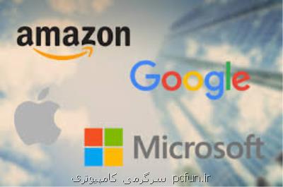 رشد ۲ و نیم تریلیون دلاری ارزش بازار غول های فناوری